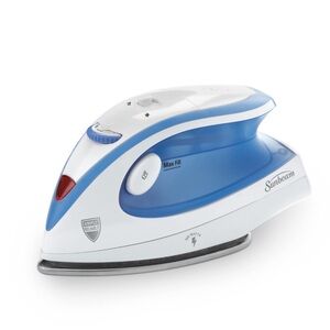 Sunbeam Compact Blue and White Travel Iron